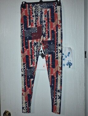 Star-Spangled Print Leggings
